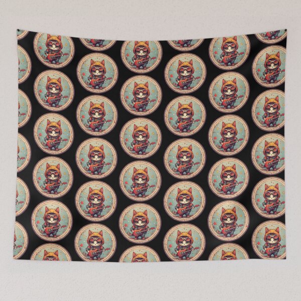 Item preview, Rock Star Cat #10 designed and sold by Sam-Tada.
