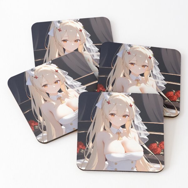 Item preview, Anime Enchanting Bride Ayanami Radiant Charm Azur Lane White Roses Fantasy designed and sold by thedarvills.