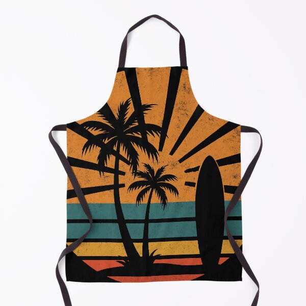 Item preview, Retro Sunburst Surf and Palm Silhouette designed and sold by DaEeX.