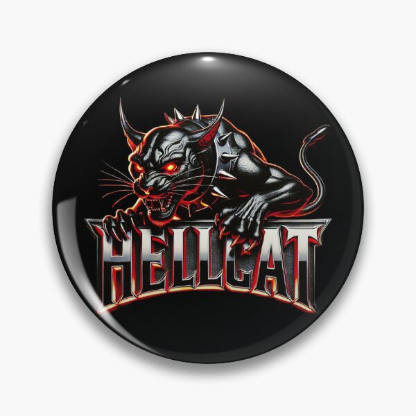 Item preview, Unleash Hellcat Fury – Demonic Panther Roars Eternal designed and sold by DeimosArtIntl.