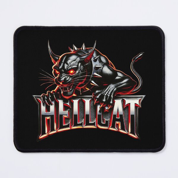 Item preview, Unleash Hellcat Fury – Demonic Panther Roars Eternal designed and sold by DeimosArtIntl.