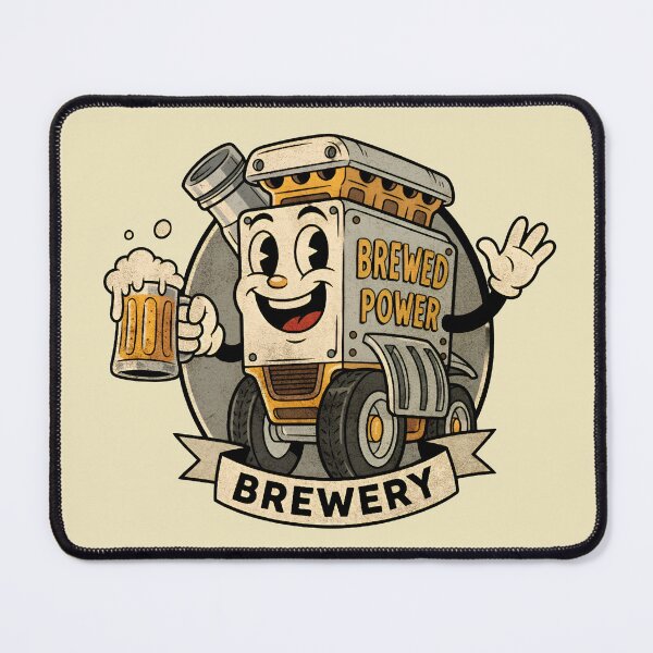 Item preview, Brewed Power – Funny Beer and Engine Design designed and sold by Imaginationbeyond.