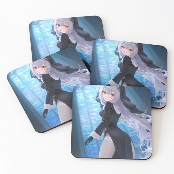 Item preview, Anime Graceful Laffey Devotion Amid Blue Cathedral Glow in Azur Lane designed and sold by thedarvills.
