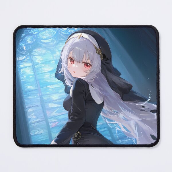 Item preview, Anime Graceful Laffey Devotion Amid Blue Cathedral Glow in Azur Lane designed and sold by thedarvills.