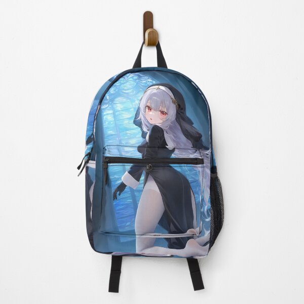 Item preview, Anime Graceful Laffey Devotion Amid Blue Cathedral Glow in Azur Lane designed and sold by thedarvills.