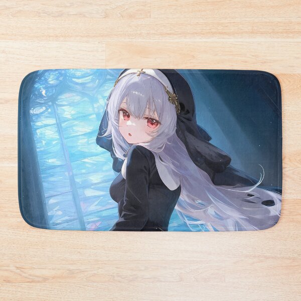 Item preview, Anime Graceful Laffey Devotion Amid Blue Cathedral Glow in Azur Lane designed and sold by thedarvills.