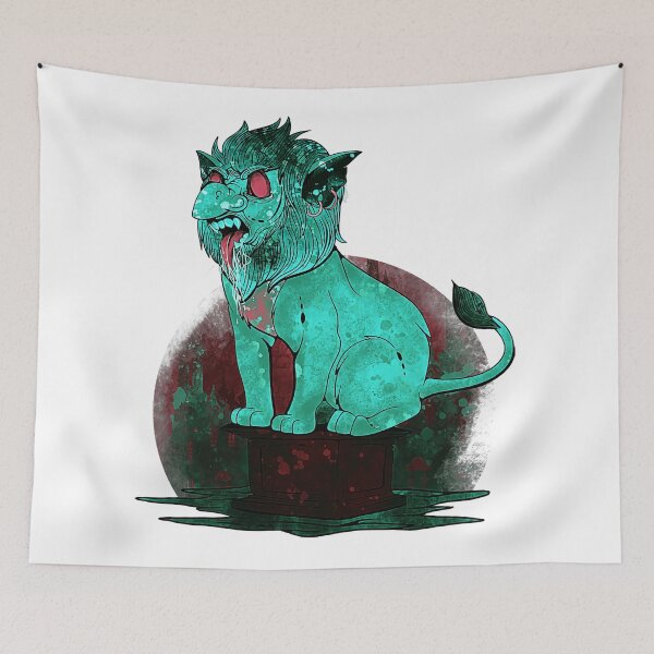Item preview, Spawn Red Cloak Torn Shape Poster designed and sold by Eshanchard.