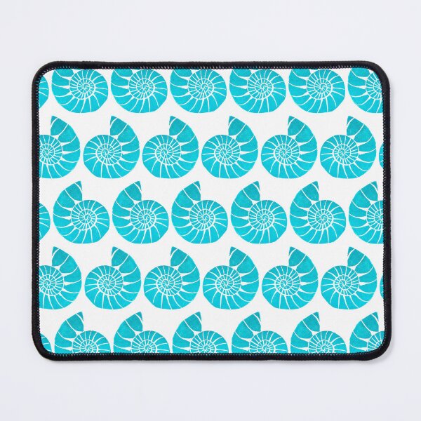 Item preview, Sea shells turquoise on white designed and sold by LisaLeQuelenec.