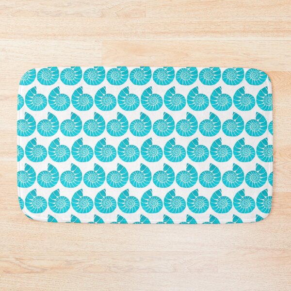 Item preview, Sea shells turquoise on white designed and sold by LisaLeQuelenec.
