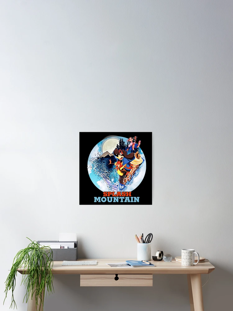 Thumbnail 2 of 3, Poster, Water Drop Ride Nighttime Circle designed and sold by Raeleaines.