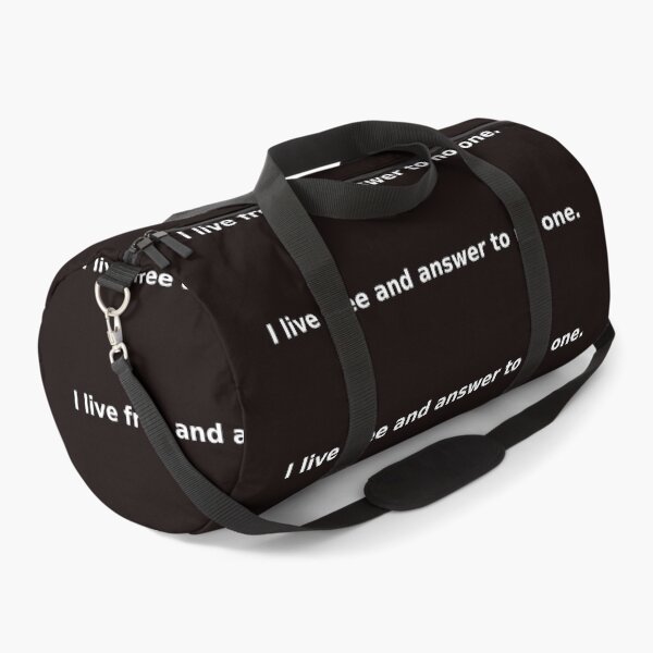 Item preview, “I live free and answer to no one” – Independence Quote designed and sold by Les-Ink-Studio.