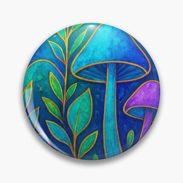 Item preview, Golden plant-fungus color explosion designed and sold by Sigtrix.