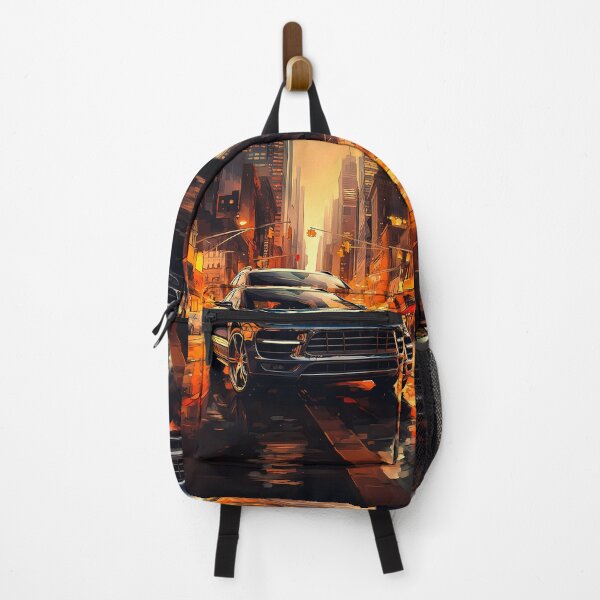Item preview, Performance SUV Displayed In Vibrant City Sunset Setting designed and sold by RevUpDesign.