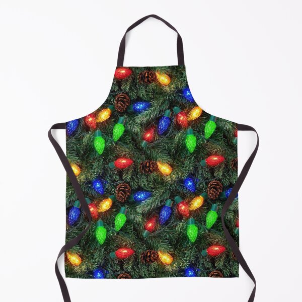 Item preview, Spruce Seamless Real Christmas Tree Camo and Printed Lights Pattern designed and sold by ChattanoogaTee.