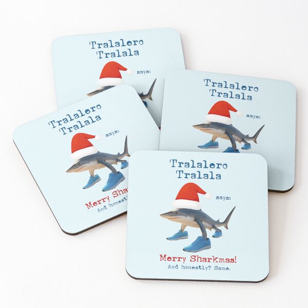 Item preview, Santa Tralalero Tralala – Funny Shark Meme Christmas Design designed and sold by EmeraldeaArt.