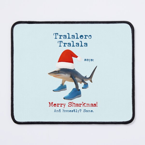 Item preview, Santa Tralalero Tralala – Funny Shark Meme Christmas Design designed and sold by EmeraldeaArt.