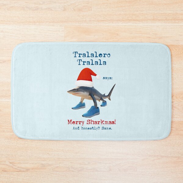 Item preview, Santa Tralalero Tralala – Funny Shark Meme Christmas Design designed and sold by EmeraldeaArt.