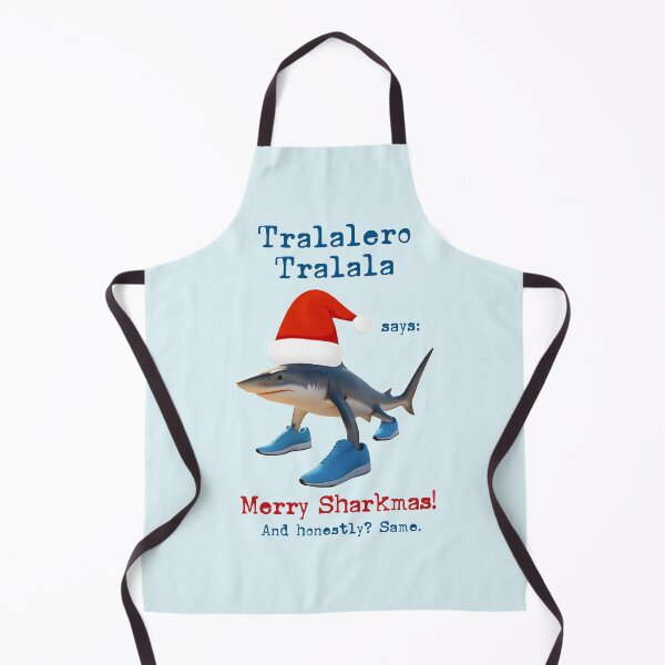 Item preview, Santa Tralalero Tralala – Funny Shark Meme Christmas Design designed and sold by EmeraldeaArt.