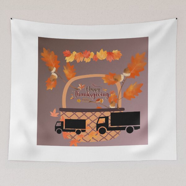 Item preview, Happy Thanksgiving. Trucker designed and sold by Extremeallie.