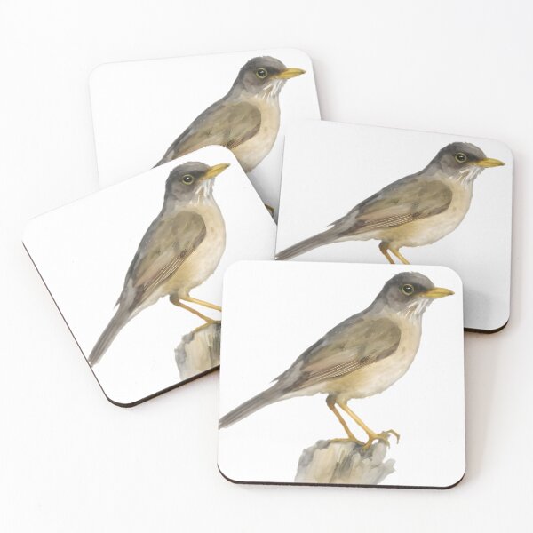Item preview, Austral Thrush (Turdus falcklandii) designed and sold by HOMETOWN86.