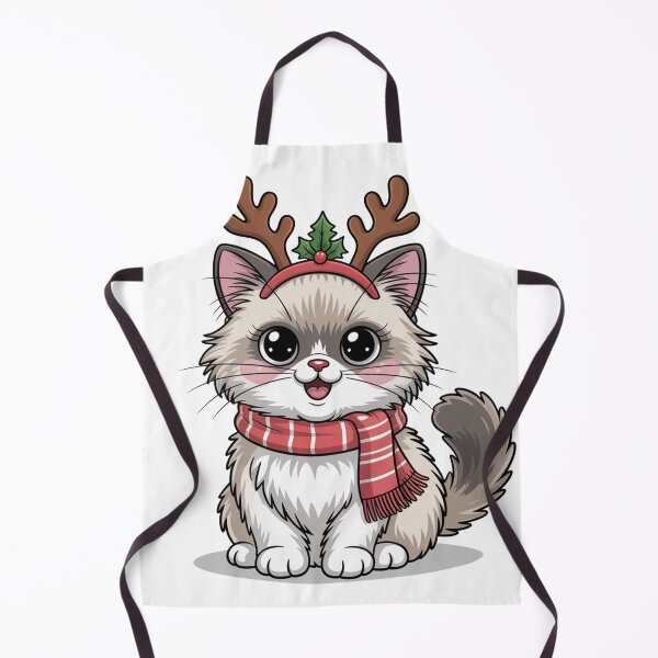 Item preview, Ragdoll cat merry Christmas  designed and sold by kaka8888.