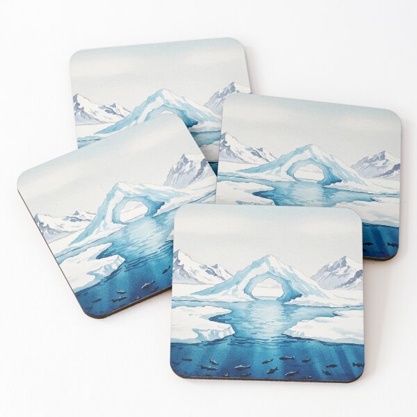 Item preview, View of icebergs designed and sold by Design4uStudio.