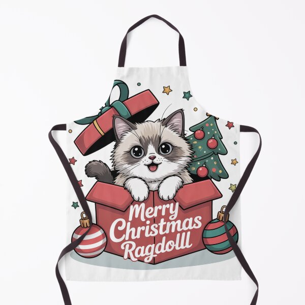 Item preview, Ragdoll cat merry Christmas gift designed and sold by kaka8888.