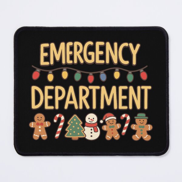 Item preview, Emergency Department Christmas Funny ER Nurse Squad Gift designed and sold by haitrieuic96.