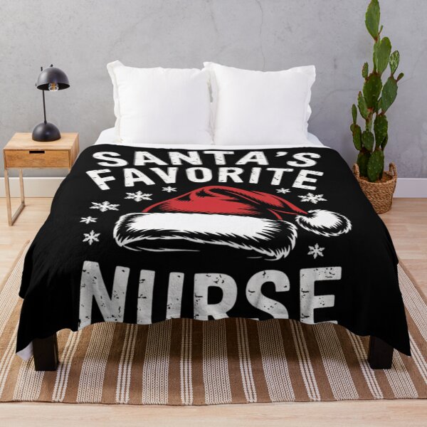 Item preview, Santas Christmas Favorite Nurse Merry Vintage Classic Retro designed and sold by Olincristie.
