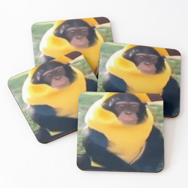 Item preview, Chimp in banana  designed and sold by monkey zone.