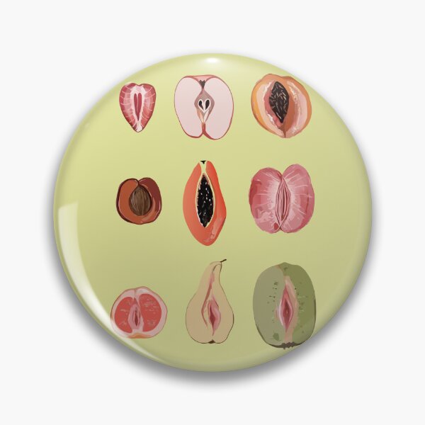 Item preview, Fruits of Femininity – Feminist Botanical Art Illustration designed and sold by Minimum-Rage.