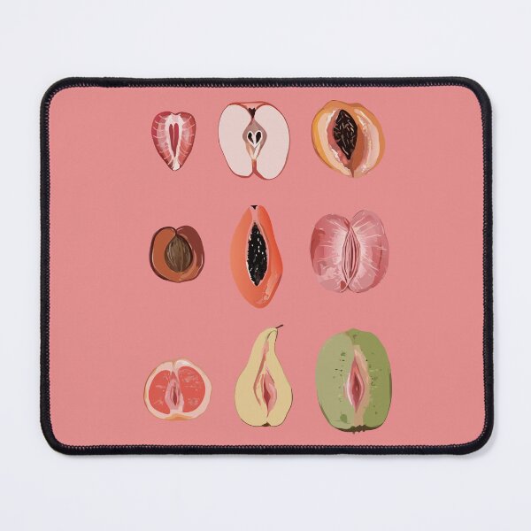 Item preview, Fruits of Femininity – Feminist Botanical Art Illustration designed and sold by Minimum-Rage.
