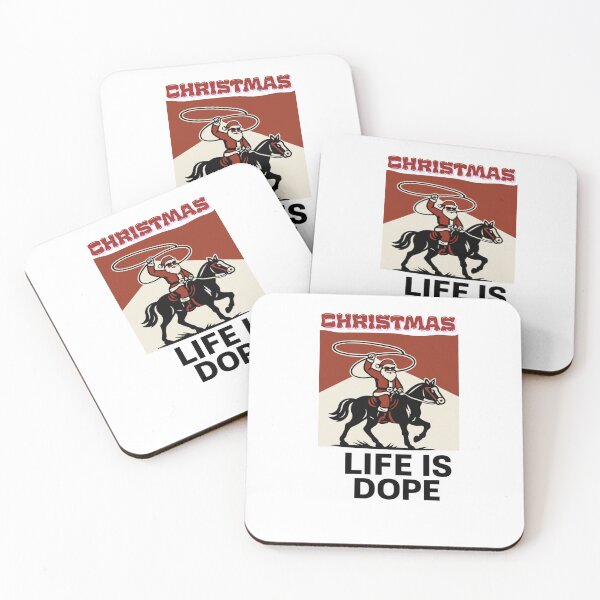 Item preview, Urban Cowboy Santa – Life Is Dope Festive Design Classic T-Shirt designed and sold by inkfluenceart.