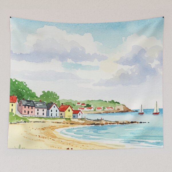 Item preview, Seaside landscape designed and sold by Design4uStudio.