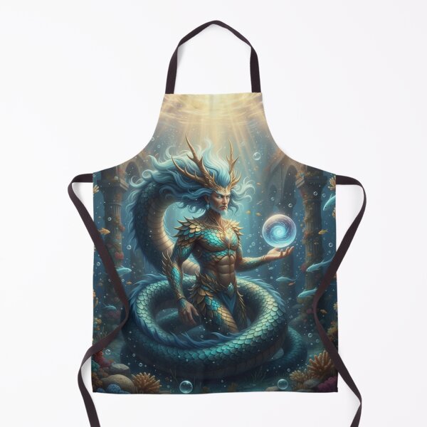 Item preview, Wadatsumi no Mikoto: Shinto Deity with Tidal Jewels - Asian Poseidon日本神話のポセイドン：海神と海底遺跡の神秘 designed and sold by Mori-no-Akari.