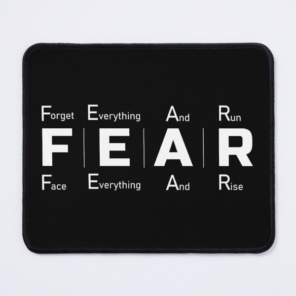 Item preview, FEAR has two meaning | Motivational Typography Quote Design designed and sold by Artbyhannan.