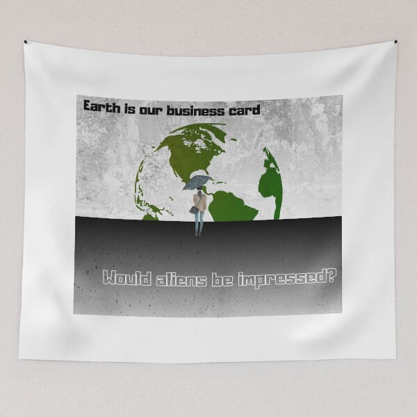 Item preview, Earth: Would Aliens Be Impressed?  designed and sold by GreenPeony.