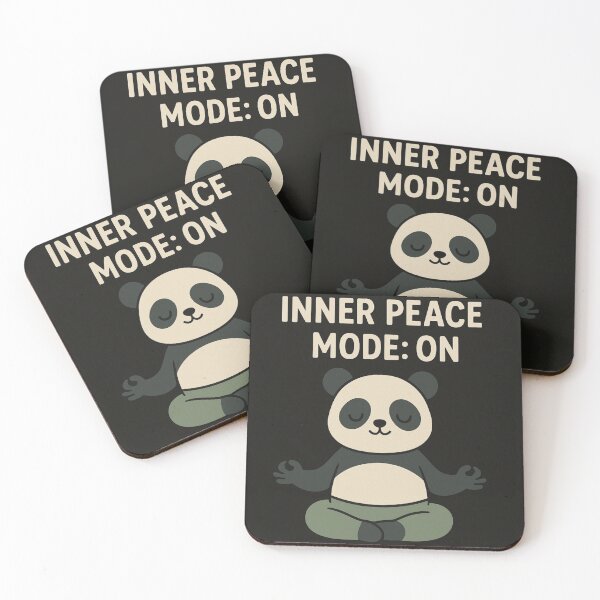 Item preview, Inner Peace Panda – Meditating Zen Bear Illustration designed and sold by Dogandesighn.