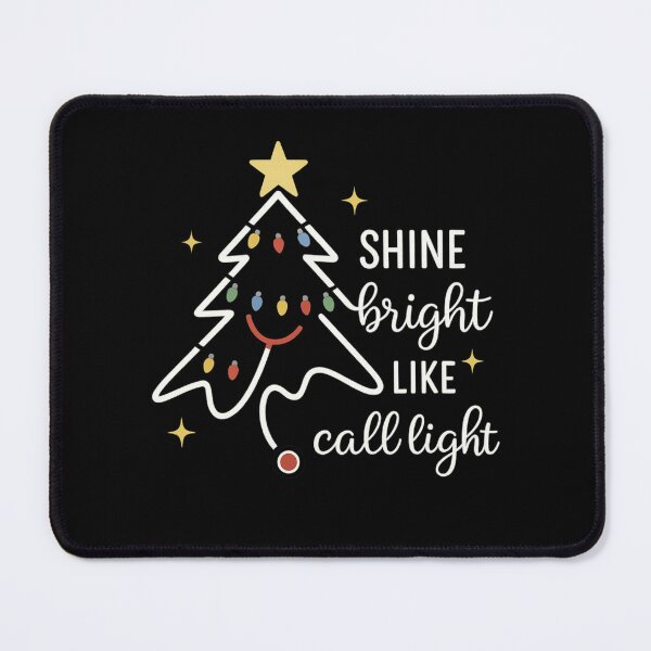 Item preview, Shine Bright Like A Call Light Funny Nurse Christmas CNA Gift designed and sold by haitrieuic96.