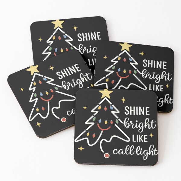 Item preview, Shine Bright Like A Call Light Funny Nurse Christmas CNA Gift designed and sold by haitrieuic96.