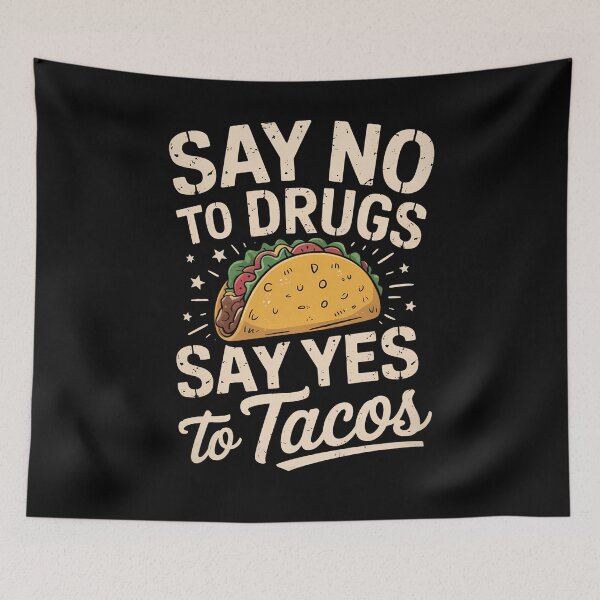 Item preview, Red Ribbon Week Tacos Taco Lovers designed and sold by Sea4Adventures.