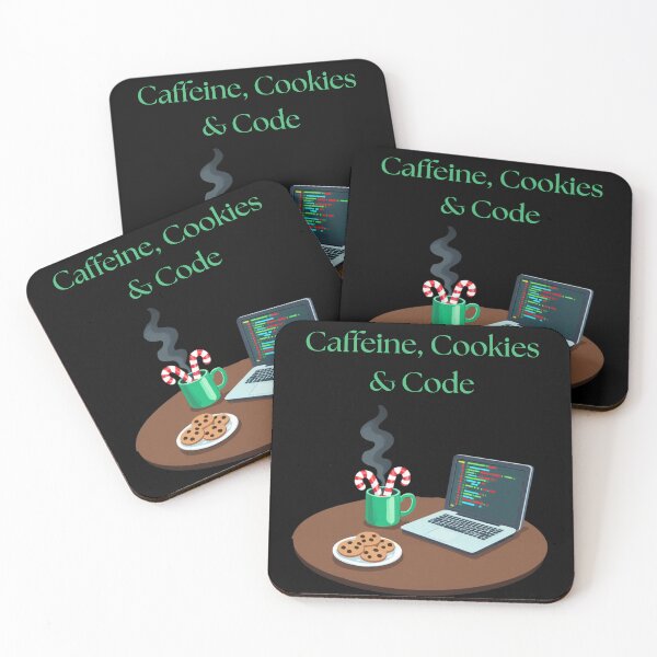 Item preview, Caffeine, Cookies & Code designed and sold by Aetheriswork.