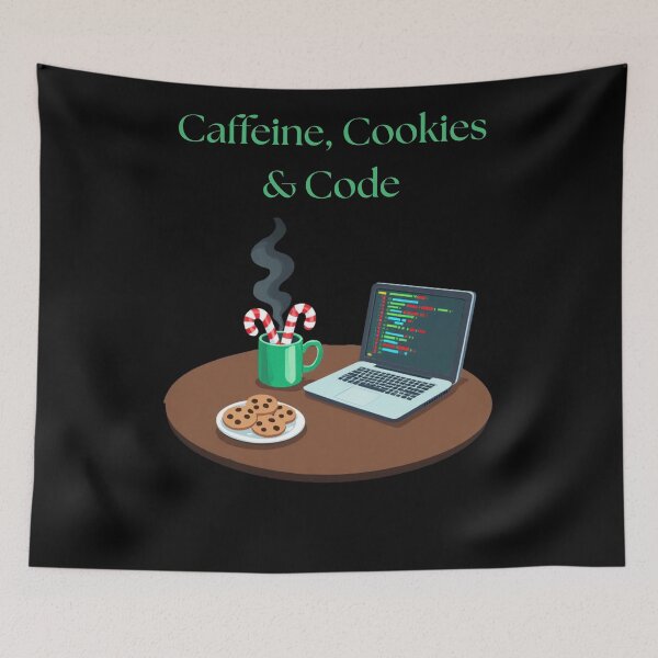 Item preview, Caffeine, Cookies & Code designed and sold by Aetheriswork.