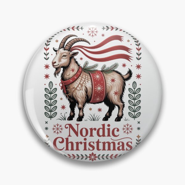 Item preview, Nordic Christmas Yule Goat Series – Folklore-Inspired Holiday Collection designed and sold by Nordic Echo.