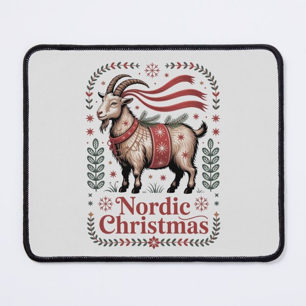 Item preview, Nordic Christmas Yule Goat Series – Folklore-Inspired Holiday Collection designed and sold by Nordic Echo.