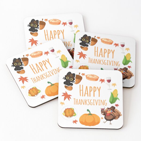Item preview, Black Cat's Cozy Thanksgiving Feast  designed and sold by Cat-loveparttime.