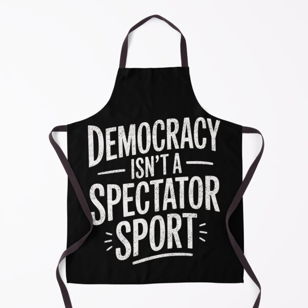 Item preview, Democracy Isn’t A Spectator Sport Motivational Quote designed and sold by FreshVibe Prints.