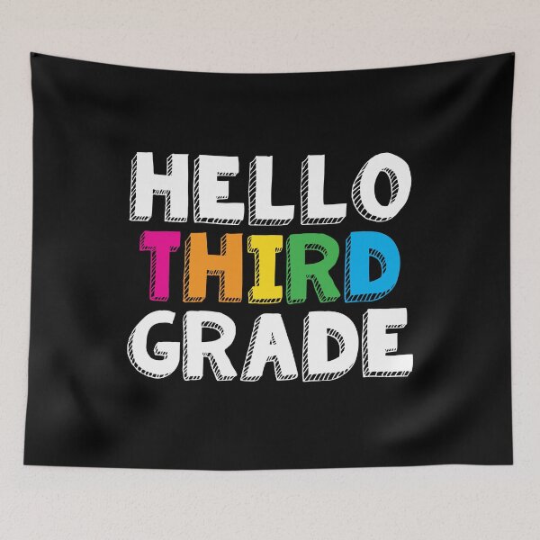 Item preview, Hello Third Grade designed and sold by teesaurus.