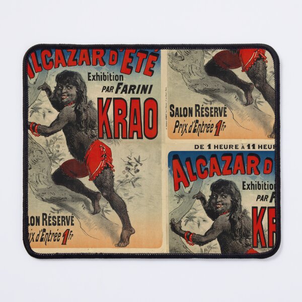 Item preview, Vintage Circus Poster Art | Alcazar d'Été Exhibition | Krao by Farini | 19th Century Sideshow Aesthetic & Bold Typography designed and sold by artofuniverse.