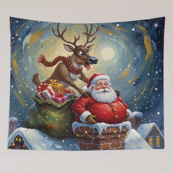 Item preview, Santa Claus can't get into the chimney designed and sold by cloud lee.